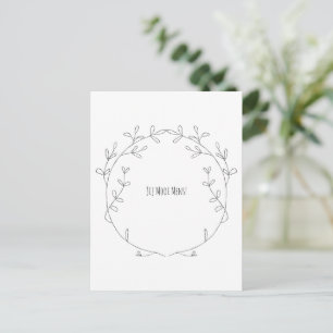 Bonne carte botanique de la partie masculine