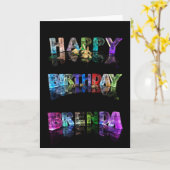 Bonne carte Brenda anniversaire (Fleur jaune)