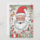 Bonne carte cadeau de Noël Père Noël (Devant)