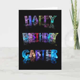Bonne carte Carter anniversaire