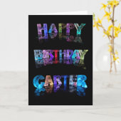 Bonne carte Carter d'anniversaire (Fleur jaune)