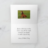 Bonne carte Cheval de Fête des Mères (Intérieur)