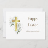 Bonne carte chrétienne de Pâques (Devant)