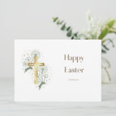 Bonne carte chrétienne de Pâques (Debout devant)