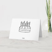 Bonne carte Confetti Anniversaire (Dos)