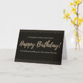 Bonne carte Coupon d'anniversaire pour les avocats (Fleur jaune)