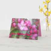 Bonne carte Cousin Anniversaire (Fleur jaune)