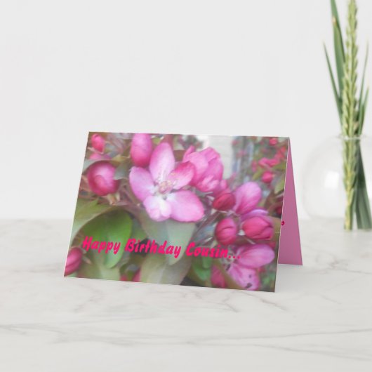 Bonne carte Cousin Anniversaire (Devant)