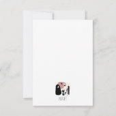 Bonne carte d'Amoureux des chats d'anniversaire en (Dos)