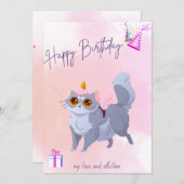 Bonne carte d'anniversaire (Devant / Derrière)