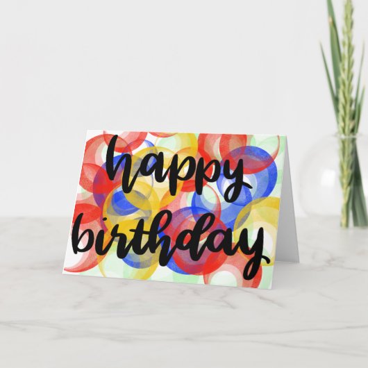 Bonne carte d'anniversaire (Devant)