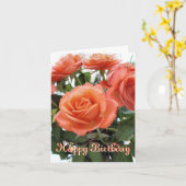 Bonne carte d'anniversaire (Fleur jaune)