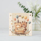 Bonne carte d'anniversaire (Debout devant)