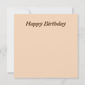Bonne carte d'anniversaire (Dos)