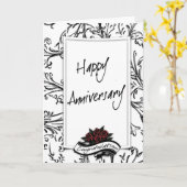 Bonne carte d'anniversaire (Fleur jaune)