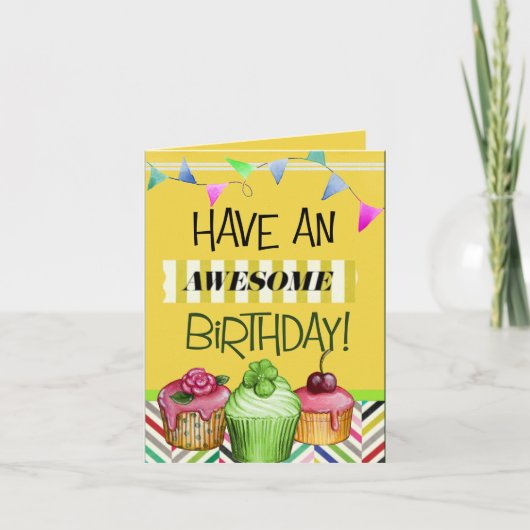 Bonne carte d'anniversaire (Devant)