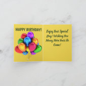 Bonne carte d'anniversaire (Intérieur)