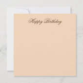 Bonne carte d'anniversaire (Dos)