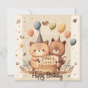Bonne carte d'anniversaire