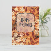 Bonne carte d'anniversaire (Debout devant)