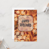 Bonne carte d'anniversaire (Devant/Arrière en situation)