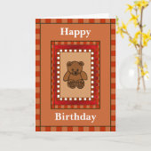 Bonne carte d'anniversaire (Fleur jaune)