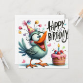 Bonne carte d'anniversaire (Devant/Arrière en situation)