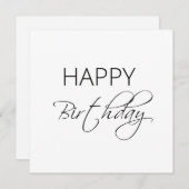 Bonne carte d'anniversaire (Devant / Derrière)