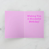 Bonne carte d'anniversaire (Intérieur)