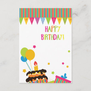 Bonne carte d'anniversaire