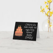 Bonne carte d'anniversaire (Fleur jaune)