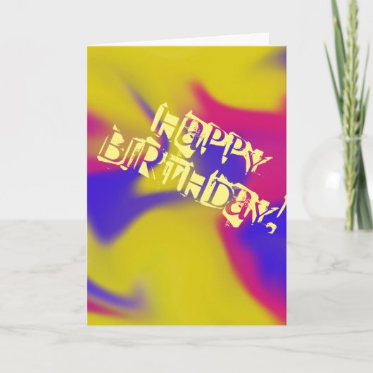 Bonne carte d'anniversaire (Devant)