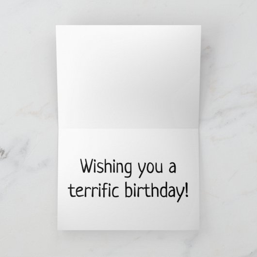 Bonne carte d'anniversaire (Intérieur)