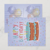 Bonne carte d'anniversaire (Devant / Derrière)
