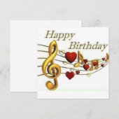 Bonne carte d'anniversaire (Devant / Derrière)
