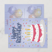 Bonne carte d'anniversaire (Devant / Derrière)