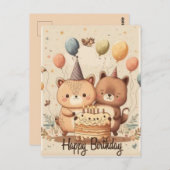 Bonne carte d'anniversaire (Devant / Derrière)