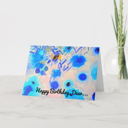 Bonne carte d'anniversaire (Devant)