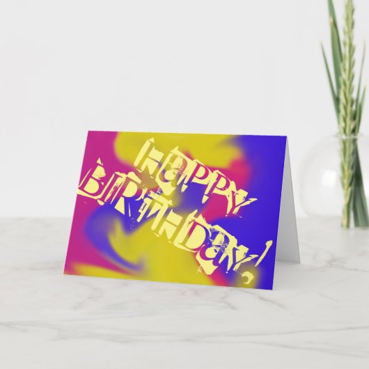 Bonne carte d'anniversaire (Devant)