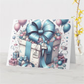 Bonne carte d'anniversaire (Fleur jaune)