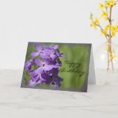 Bonne carte d'anniversaire (Fleur jaune)