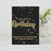 BONNE CARTE D'ANNIVERSAIRE (Debout devant)