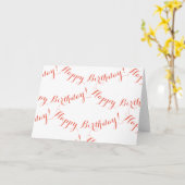 Bonne carte d'anniversaire (Fleur jaune)