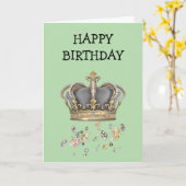 Bonne carte d'anniversaire (Fleur jaune)