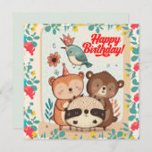 Bonne carte d'anniversaire (Devant / Derrière)