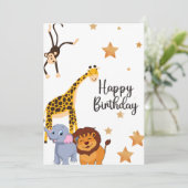 BONNE CARTE D'ANNIVERSAIRE (Debout devant)