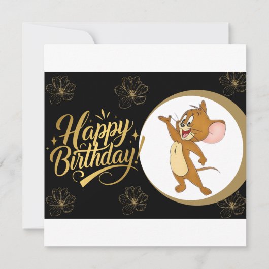 Bonne carte d'anniversaire (Devant)