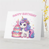 Bonne carte d'anniversaire (Fleur jaune)