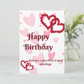 BONNE CARTE D'ANNIVERSAIRE (Debout devant)