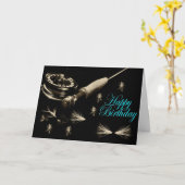 Bonne carte d'anniversaire (Fleur jaune)